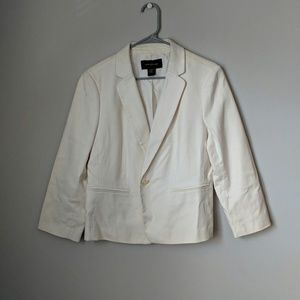 Ann Taylor cream blazer